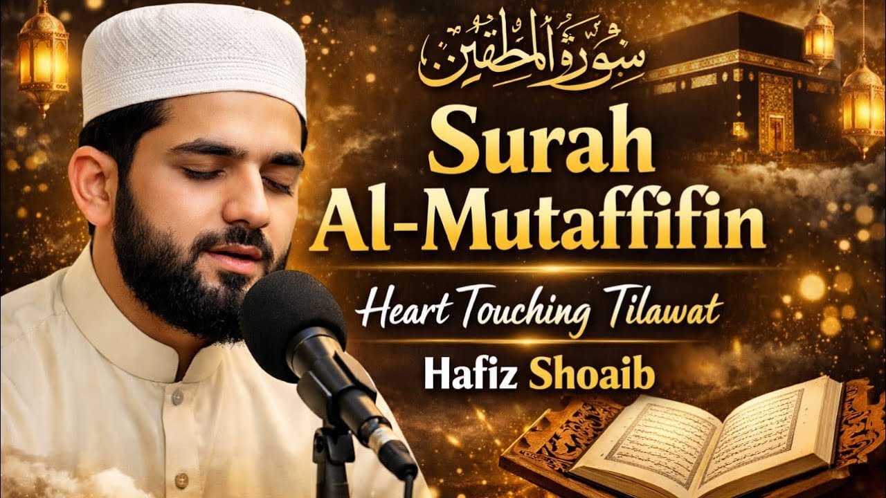 Surah Mutaffifin | Beautiful & Emotional Recitation | Hafiz Shoaib