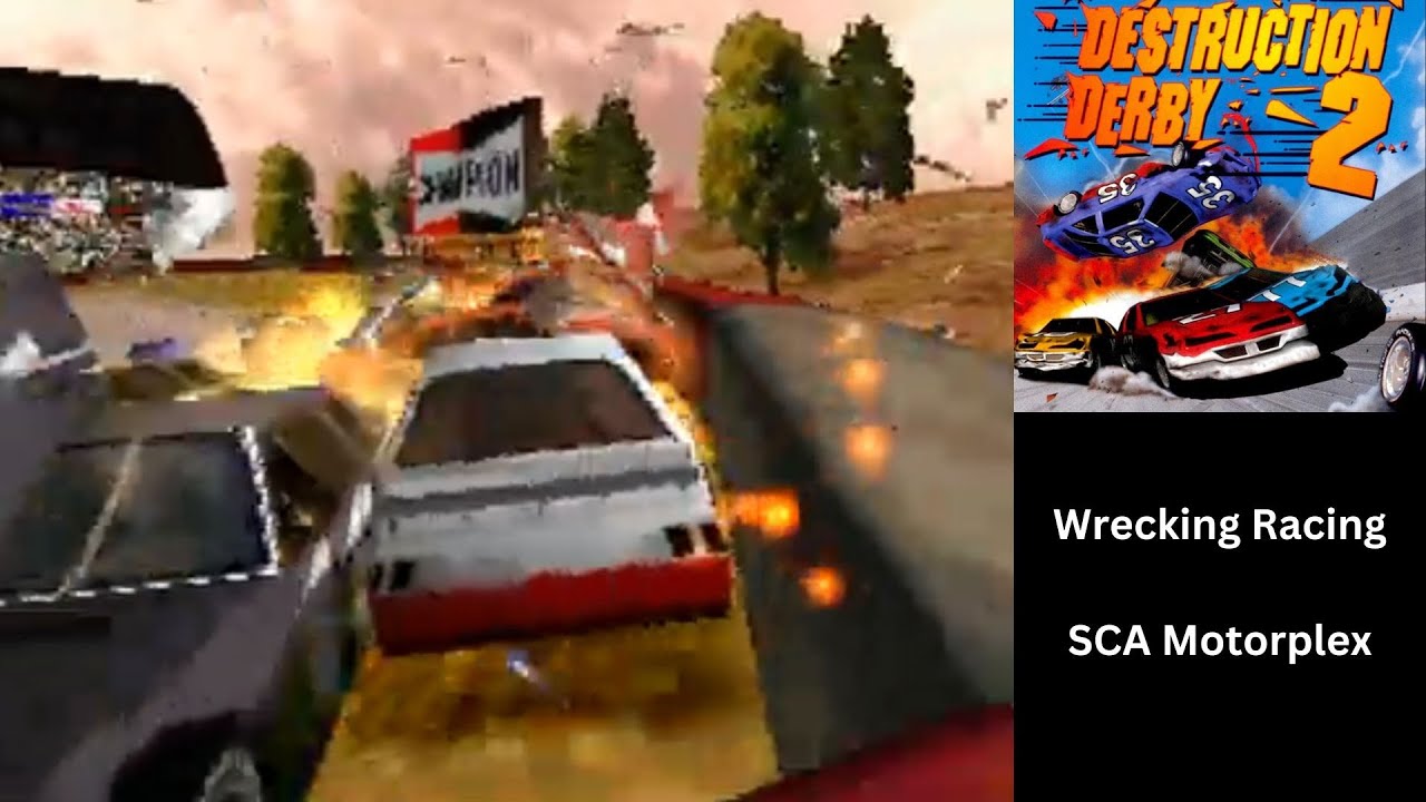 Destruction Derby 2 (1996, PS1) - Wrecking Racing @ SCA Motorplex