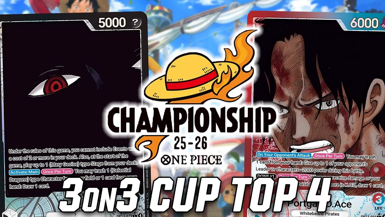 [OP13] OP13 Ace против OP13 Imu || Карточная игра 3 на 3 Autumn Cup Osaka One Piece