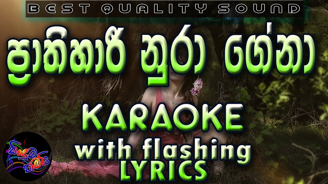 Prathihari Karaoke with Lyrics (Without Voice)