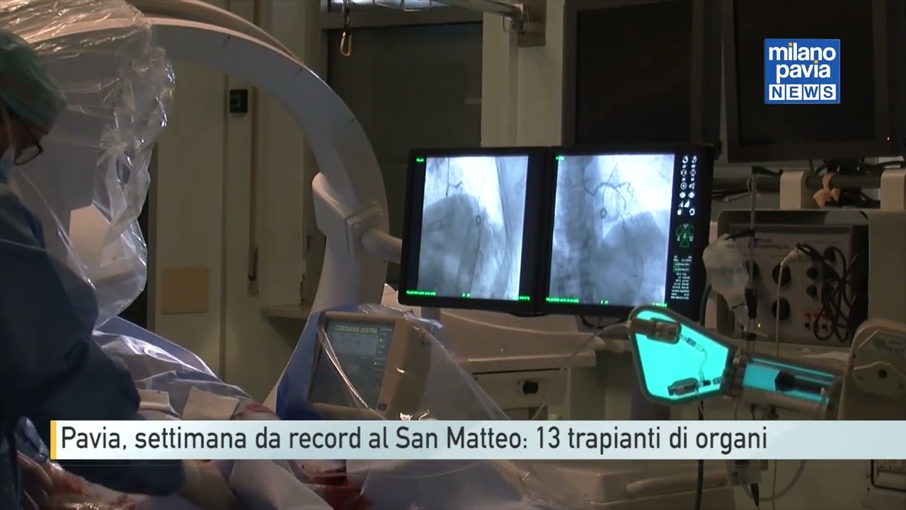 Pavia, settimana da record al San Matteo: 13 trapianti di organi