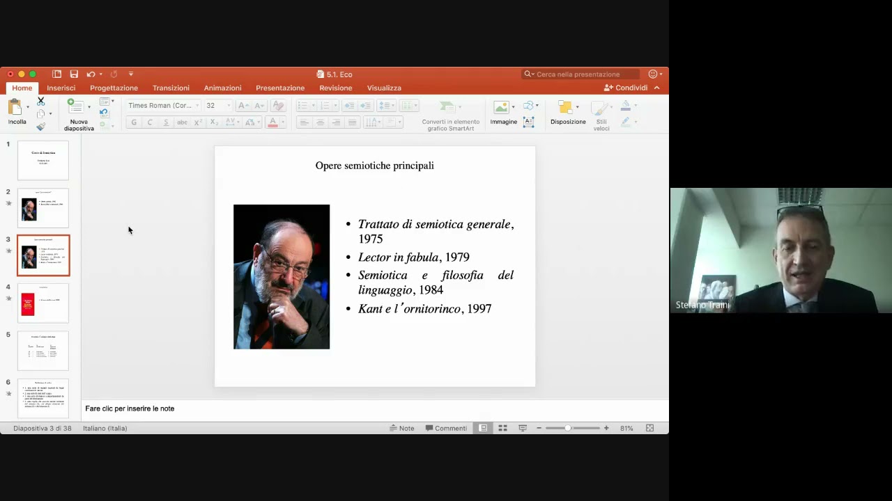Prof Stefano Traini lezione unit 5 - Eco (parte 1)