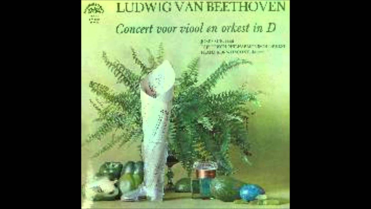 Beethoven, Violin Concert Op 61, 1stmov, Josef Suk
