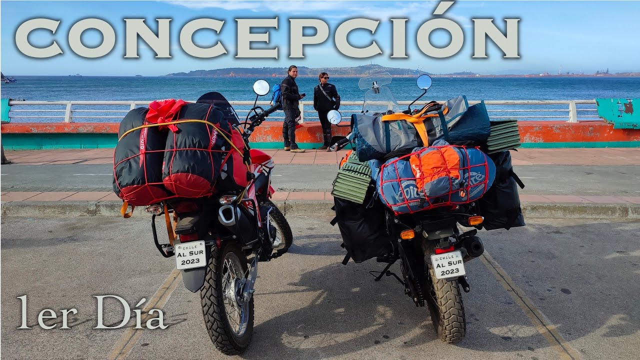 3000km Sur de Chile - Santiago a Concepción 1er día 🏍️🛵🗻