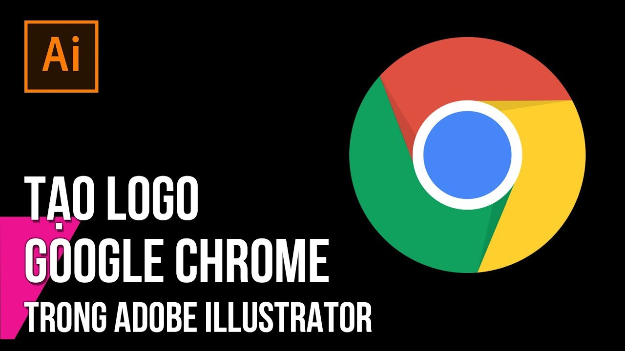 How To Make Google Chrome Logo In Adobe Illustrator | Thuy Uyen Design