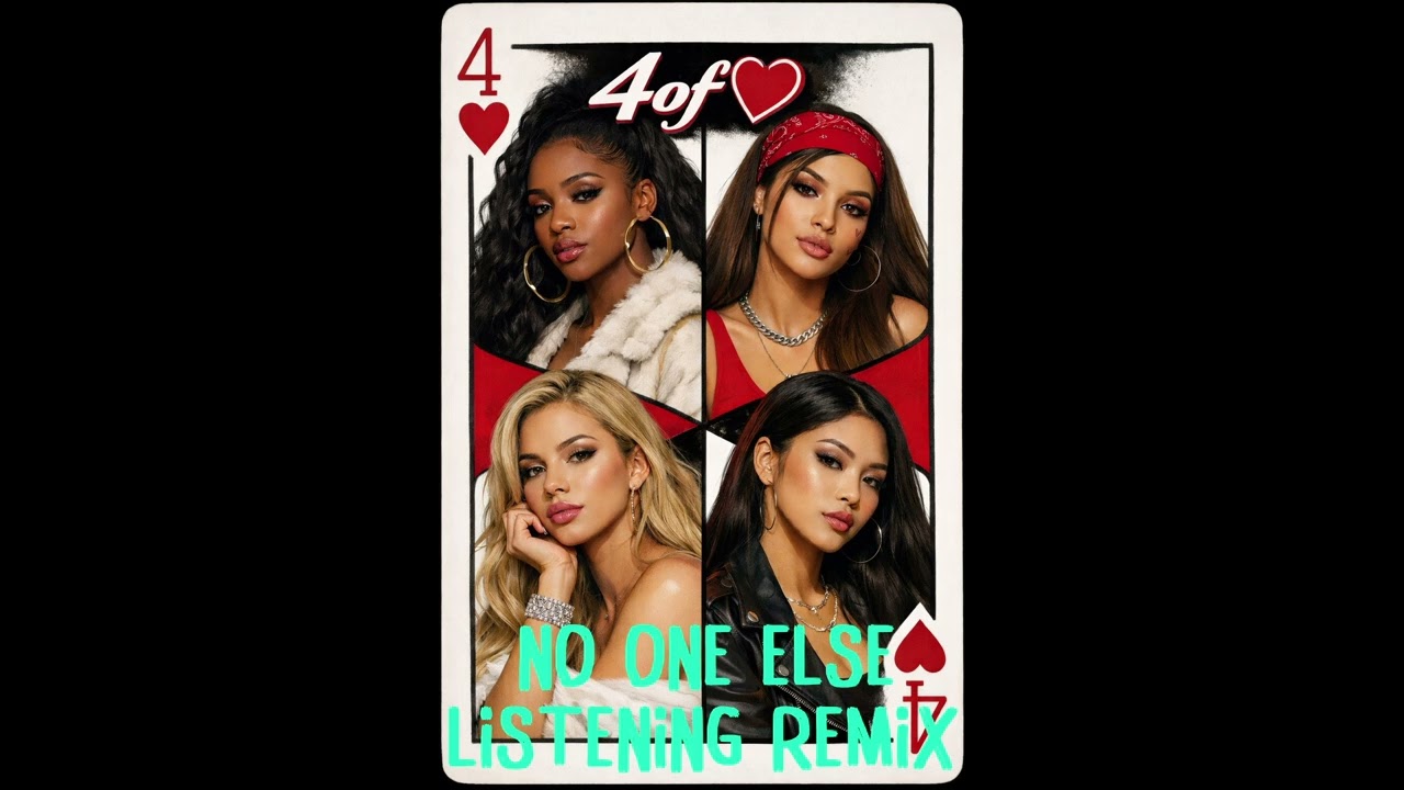 FOUR OF HEARTS - No One Else Listening (Remix) | (Official Music Video)