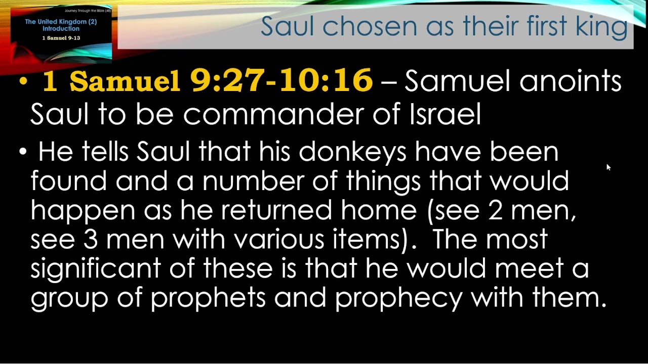 The United Kingdom 2  - Saul Anointed King