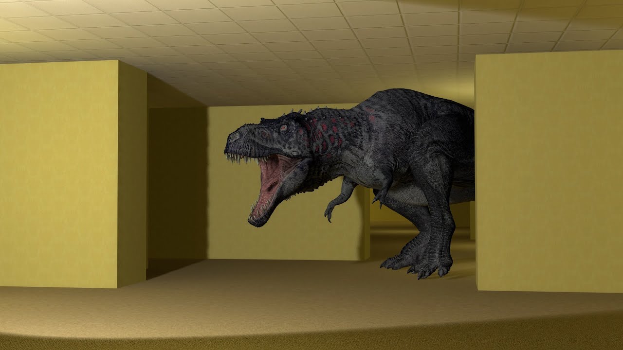 Dinosaurs in the Backrooms (Found Footage)