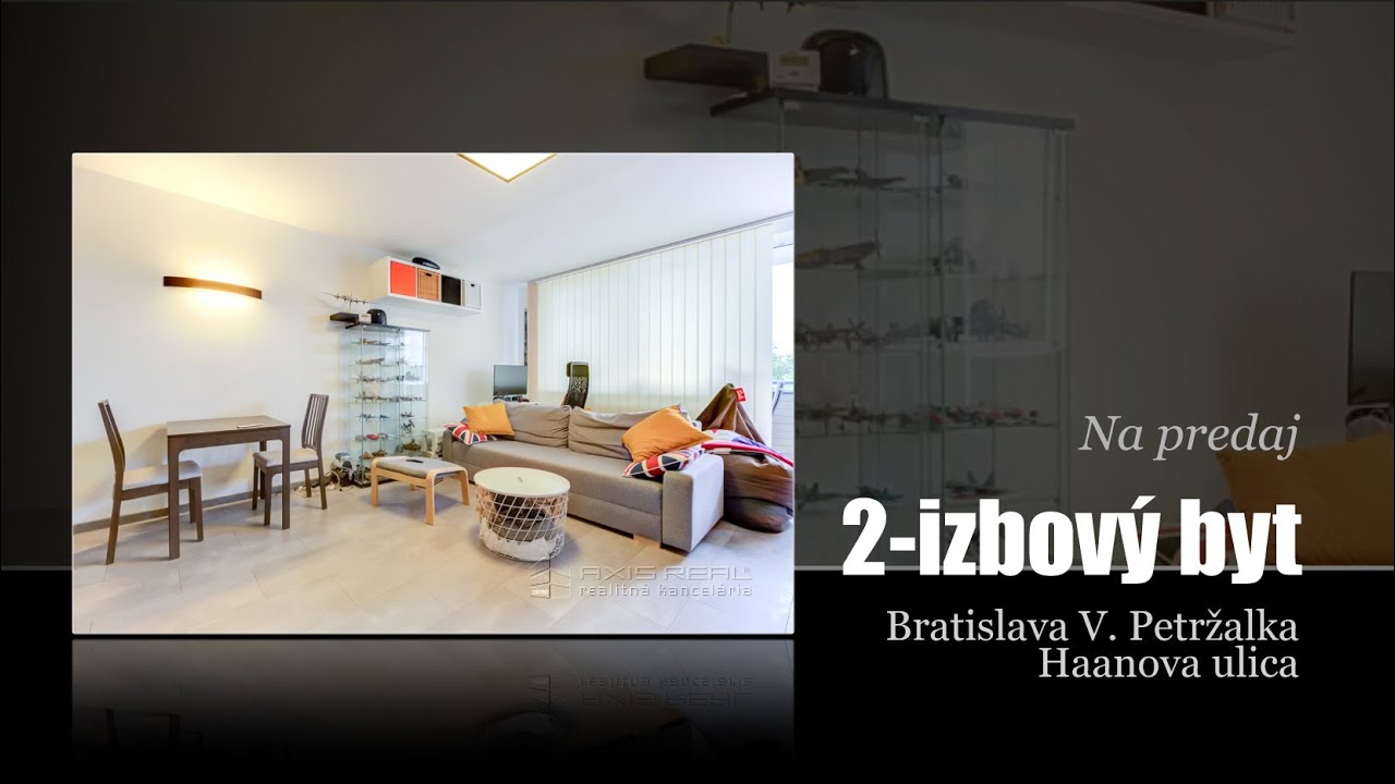 &Scaron;t&yacute;lov&yacute; 2-izb. byt, BALK&Oacute;N, PAVLAČ, BA V. Petržalka, Haanova ul.