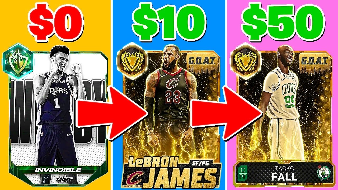 У меня было всего $50, чтобы собрать ЛУЧШУЮ команду в NBA 2K26!