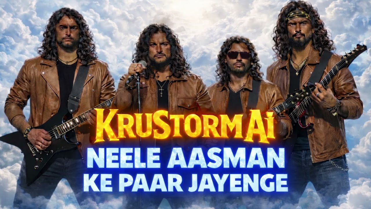 Neele Aasman Ke Paar Jayenge | Hindi Metal Worship Song 🔥  | KruStorm AI #gospelrock #indiangospel