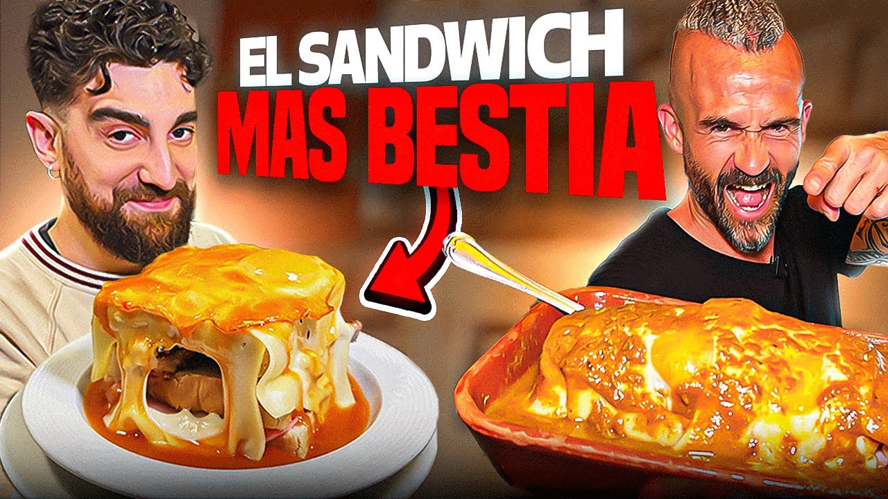 ¡El SANDWICH MÁS BESTIA que he probado! - Las MEJORES FRANCESINHAS de Madrid 😱