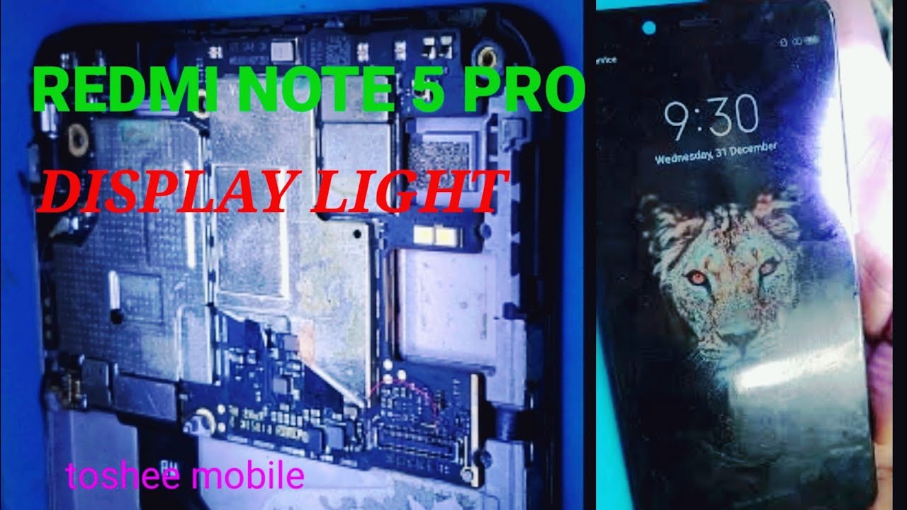 mi redmi note 5 pro display light problems | redmi note 5 pro display light solution