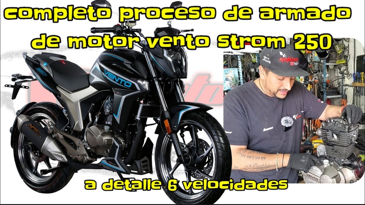 Armado de motor Vento strom 250 6 velocidades