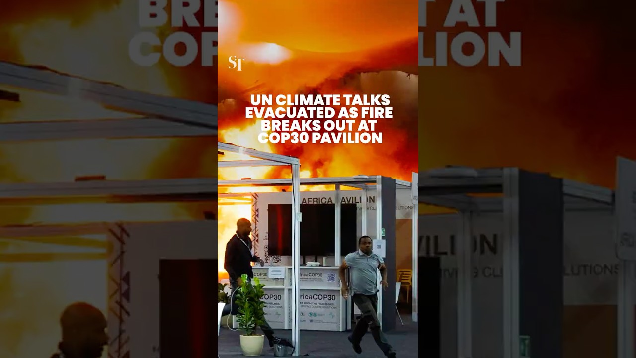 WATCH: Fire breaks out at #COP30 in Brazil, UN climate talks evacuated