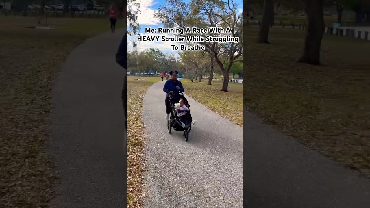 I CANT Breathe, But Thanks! 🤣 #run #funny #runner #runningmom #raceday #toddlers #motherrunner #5k