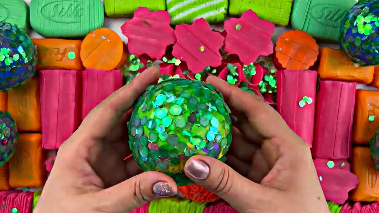 ASMR soap cubes/soap boxes/cracking light plasticine/