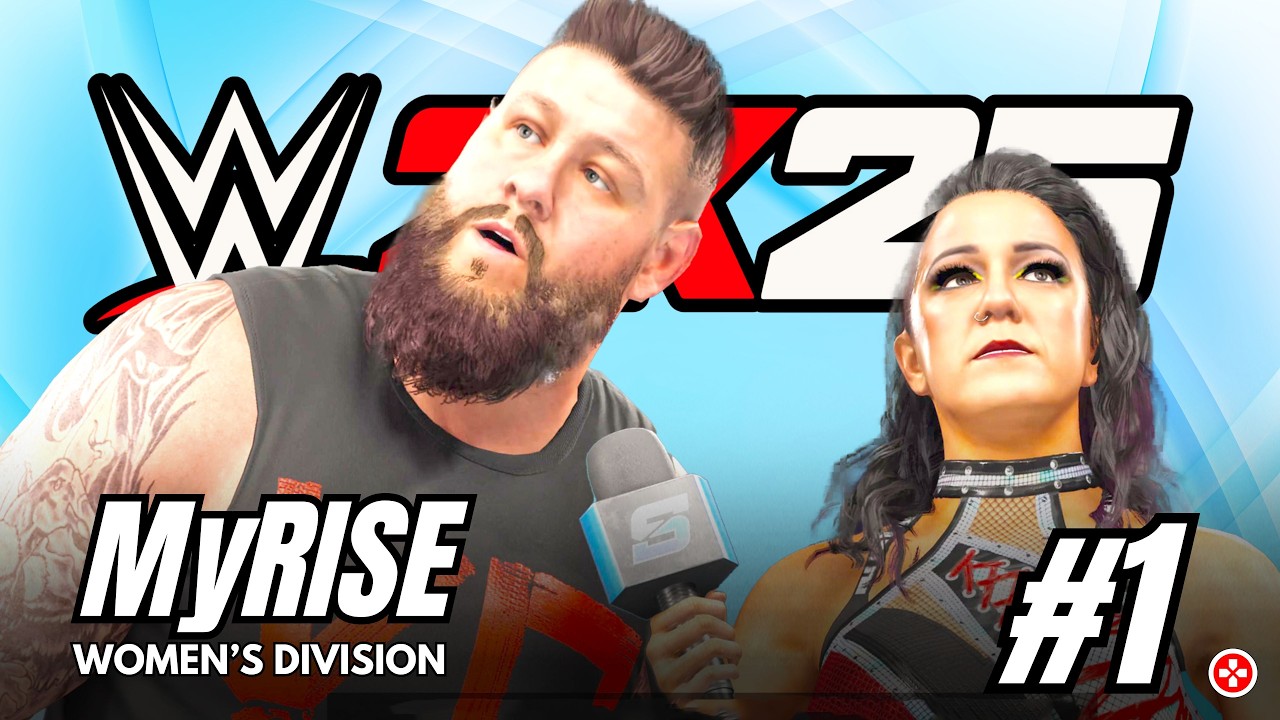 WWE 2K25 MYRISE (ЖЕНЩИНЫ) ЖЕНСКИЙ РЕЖИМ КАРЬЕРЫ №1
