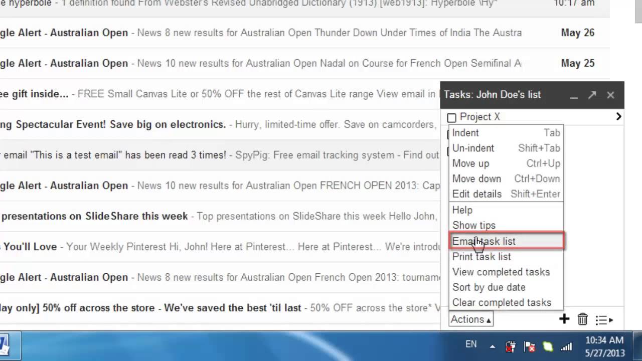 How to Share Google&nbsp;Task Lists
