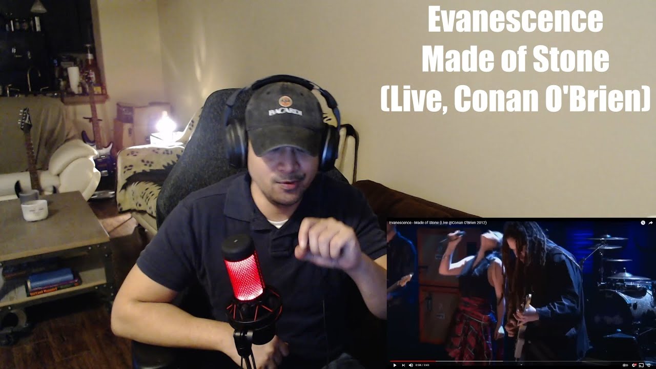 Evanescence - Made of Stone (Live on Conan O'Brien 2012) (Reaction/Request)