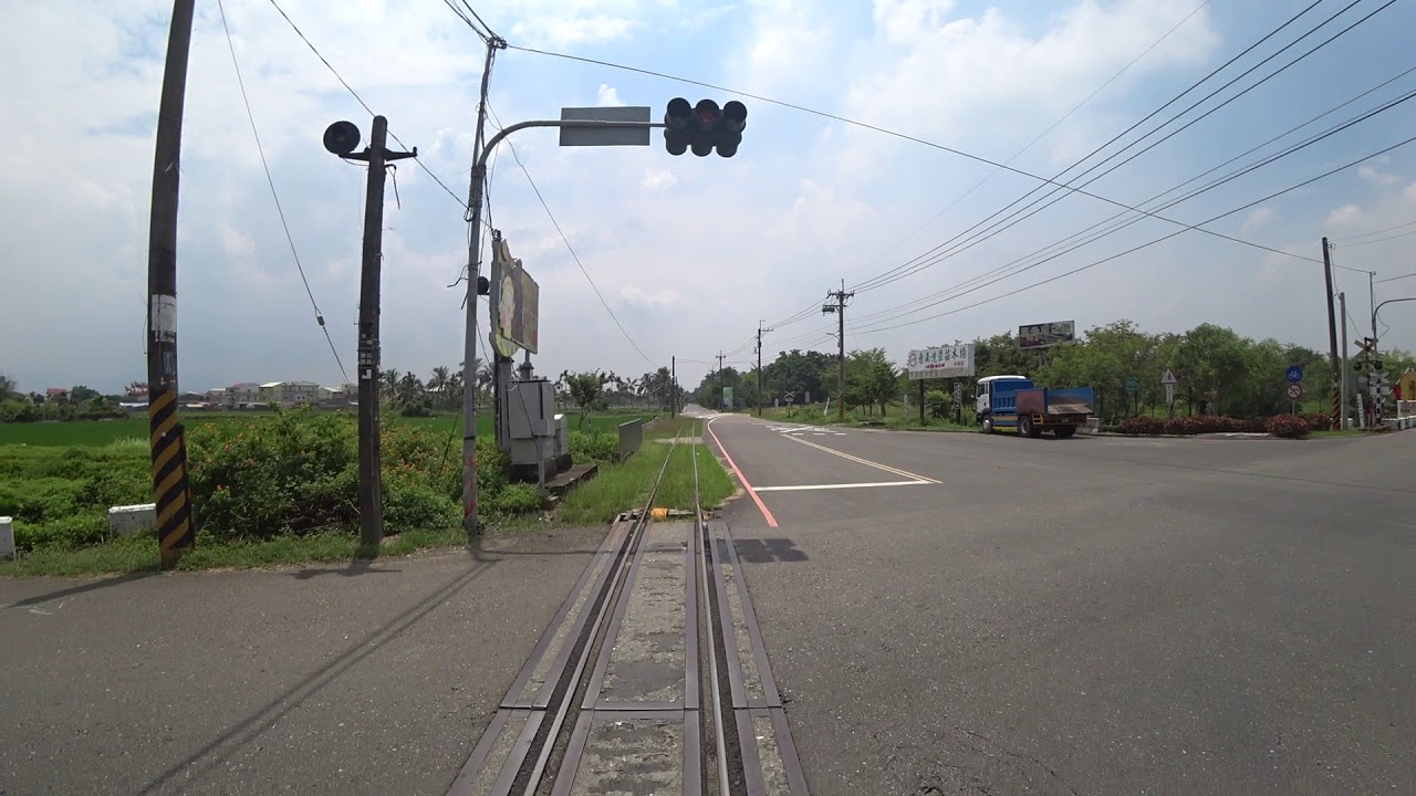 2017年烏樹林糖廠五分車後方展望路程景(烏樹林園區前方-烏樹林車站往新頂埤)