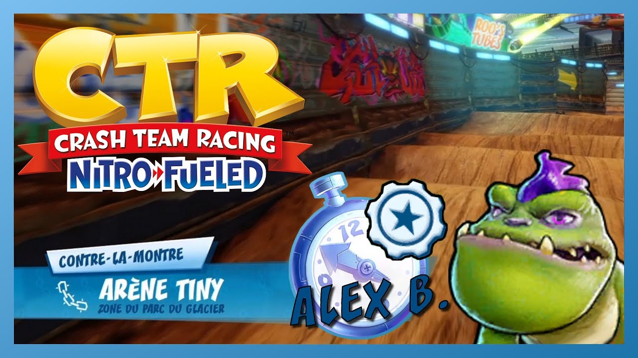 CTR - Battre Beenox en contre la montre - Arène Tiny (Glissade)