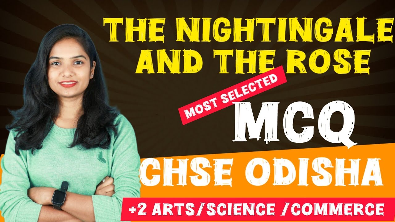 the nightingale and the rose mcq / #englishmcq #chseboard2025pattern #chseodisha @madhuri_mishra