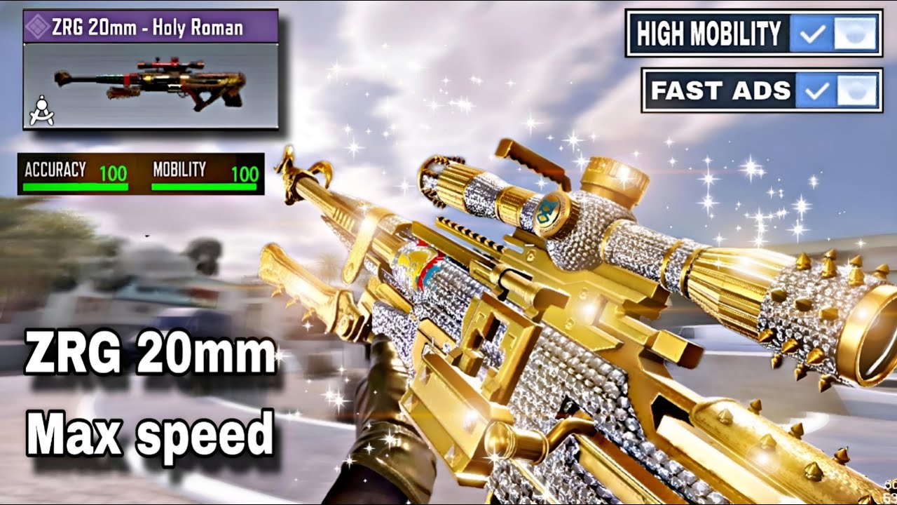 BEST FAST ADS+NO HITMARKER  ZRG 20mm Gunsmith ! BEST ZRG 20mm Loadout? ZRG 20mm CODM Attachments