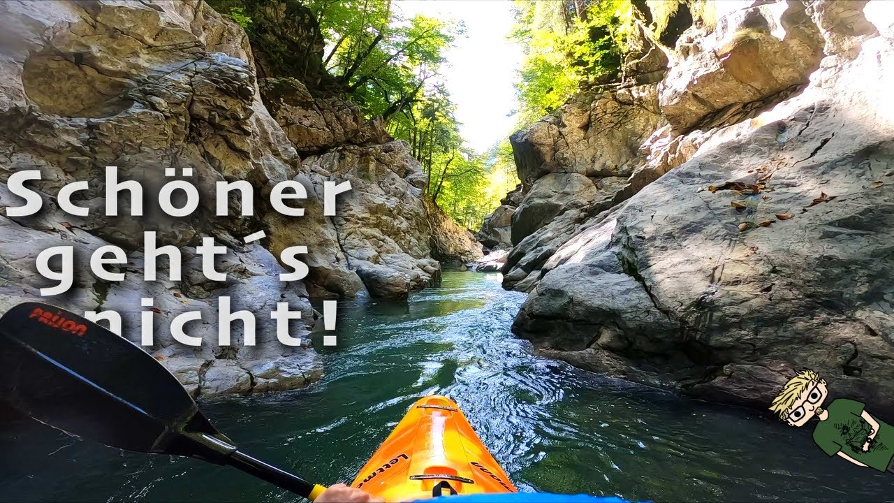 An diesen Ort kommst du nur im Kajak! | Wildwasser Kajak Lammeröfen Salzachöfen | Schmob
