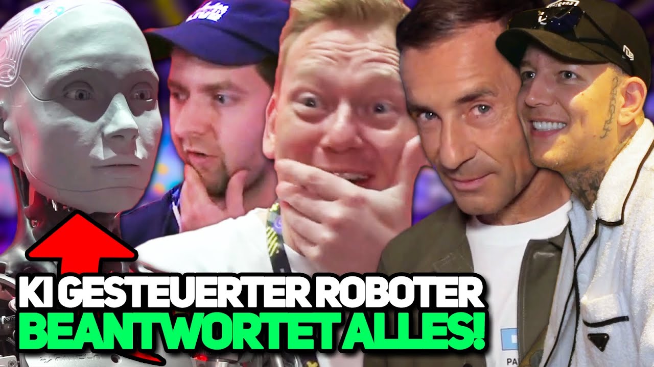 OMR FESTIVAL MIT @SkylineTV @montanablack & @ehrenpflaume 😂 GRUSELIGES GESPRÄCH MIT EINER KI 😵‍💫