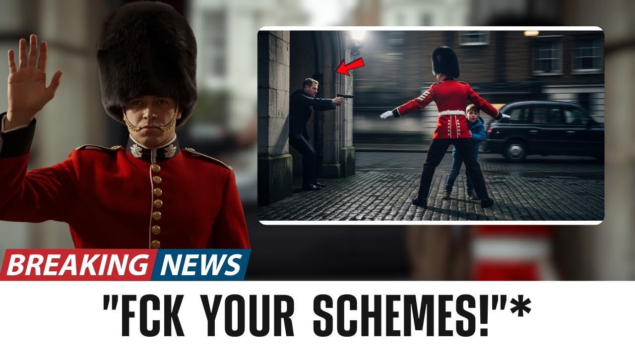 Royal Guard reacts instantly — saves Prince George from a dangerous speeding car incident.