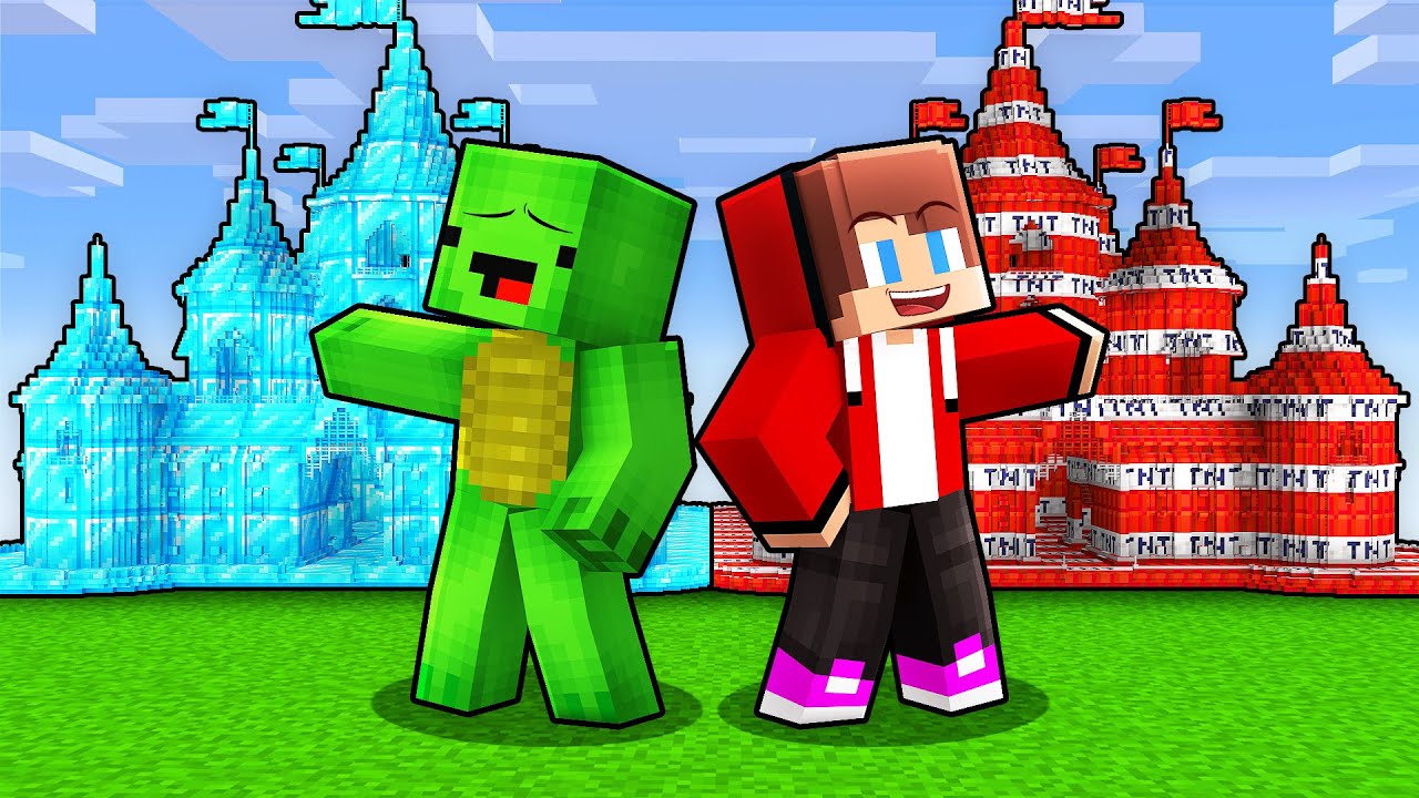 Mikey and JJ Choose the Right Kingdom in Minecraft (Maizen)