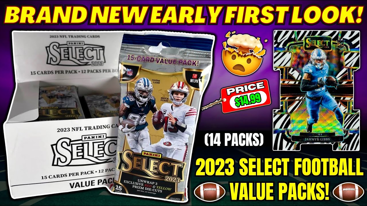 *FIRST LOOK!👀 2023 SELECT FOOTBALL VALUE PACK REVIEW!🏈