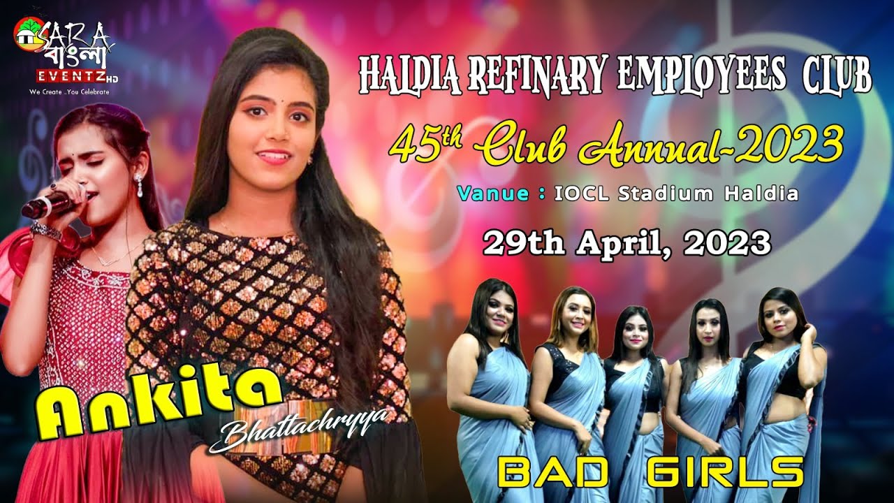 Live Music : Ankita Bhattacharyya || Organised By - Haldia Refinary Employees' Club