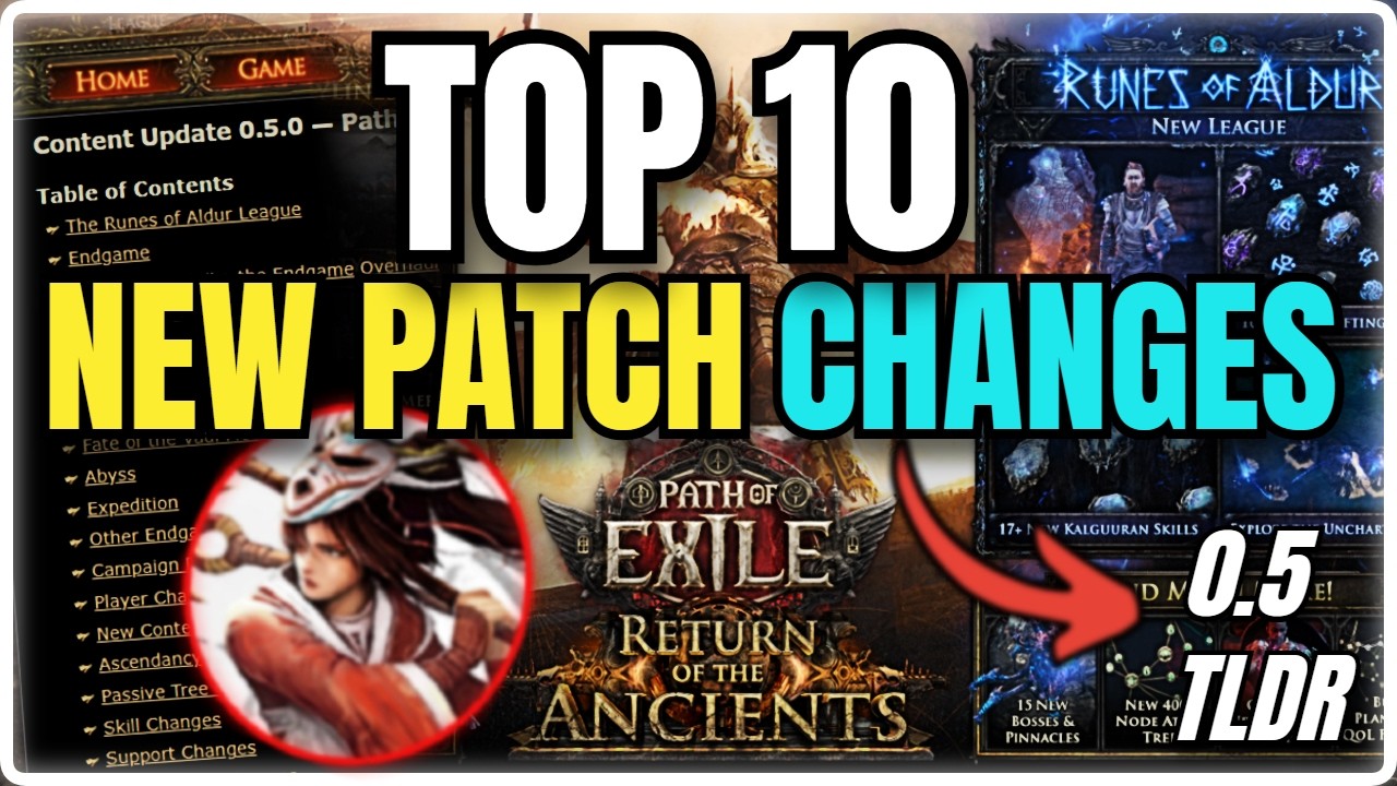Топ-10 самых значительных изменений в патче 0.5 &mdash; Path of Exile 2