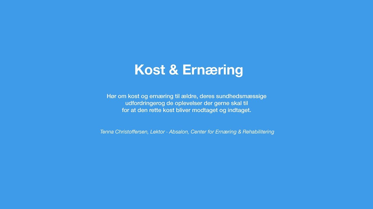 Kost & Ern&aelig;ring / Tenna Christoffersen