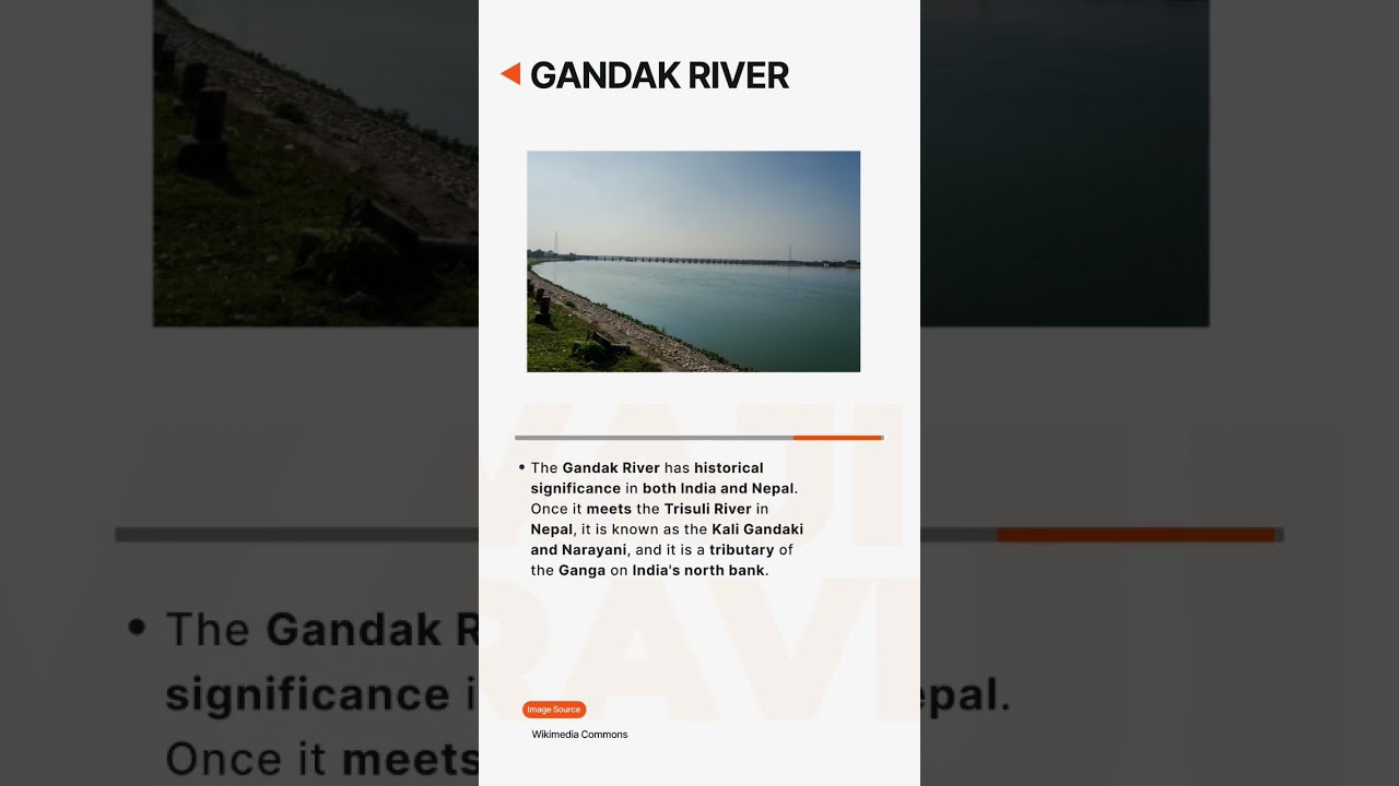 Gandak River l Studies & Current Affairs for IAS Exam | Vajiram & Ravi