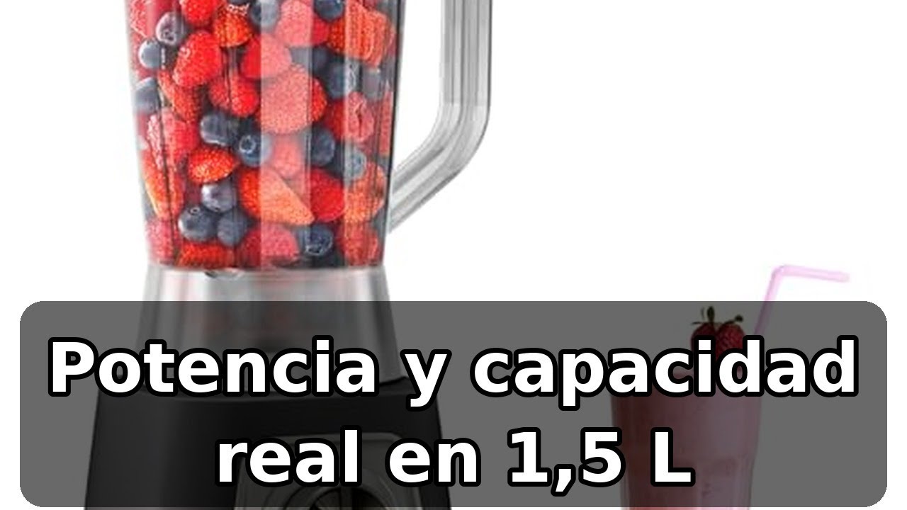 Review completa de la Moulinex LM2C08F0 Blendeo+: potencia y capacidad reales