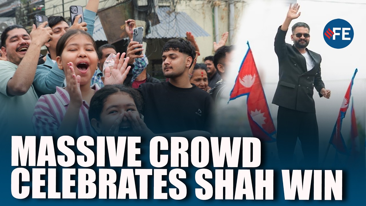 Balendra Shah Waves RSP Flag After Dramatic Election Victory