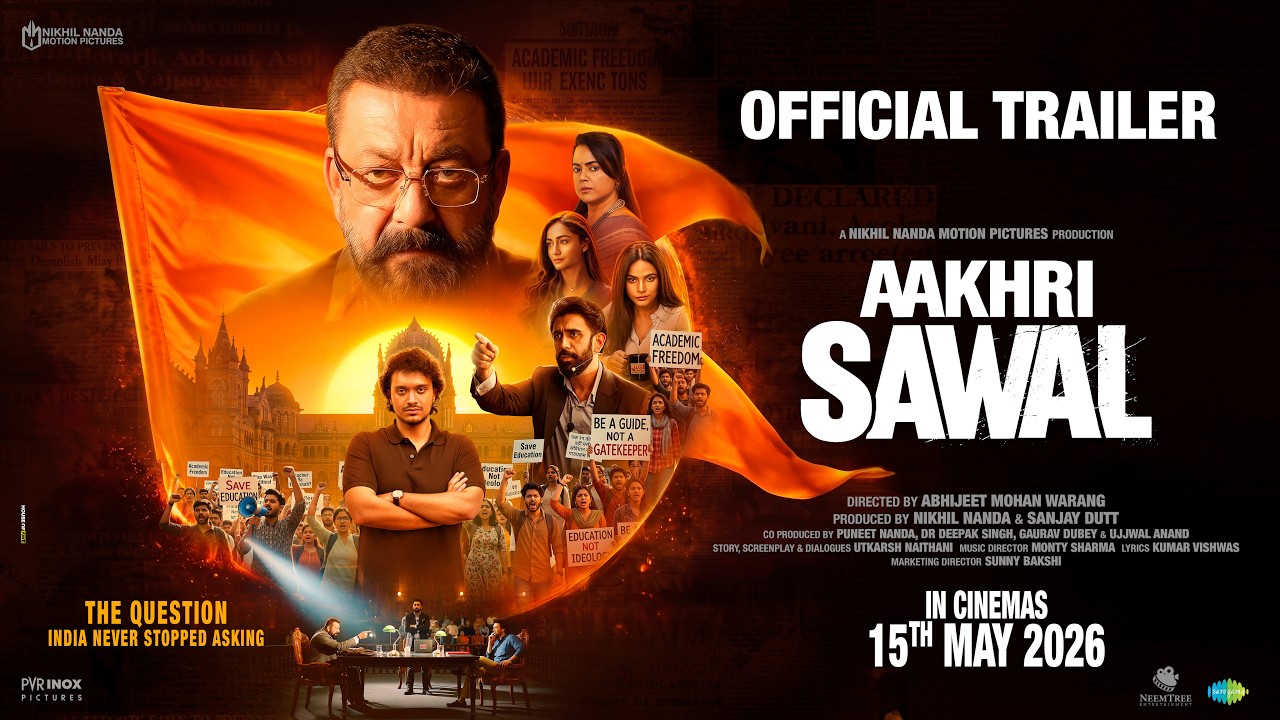 Aakhri Sawal Official Trailer | Sanjay Dutt | Namashi | Amit Sadh | Sameera Reddy | May 15 Release
