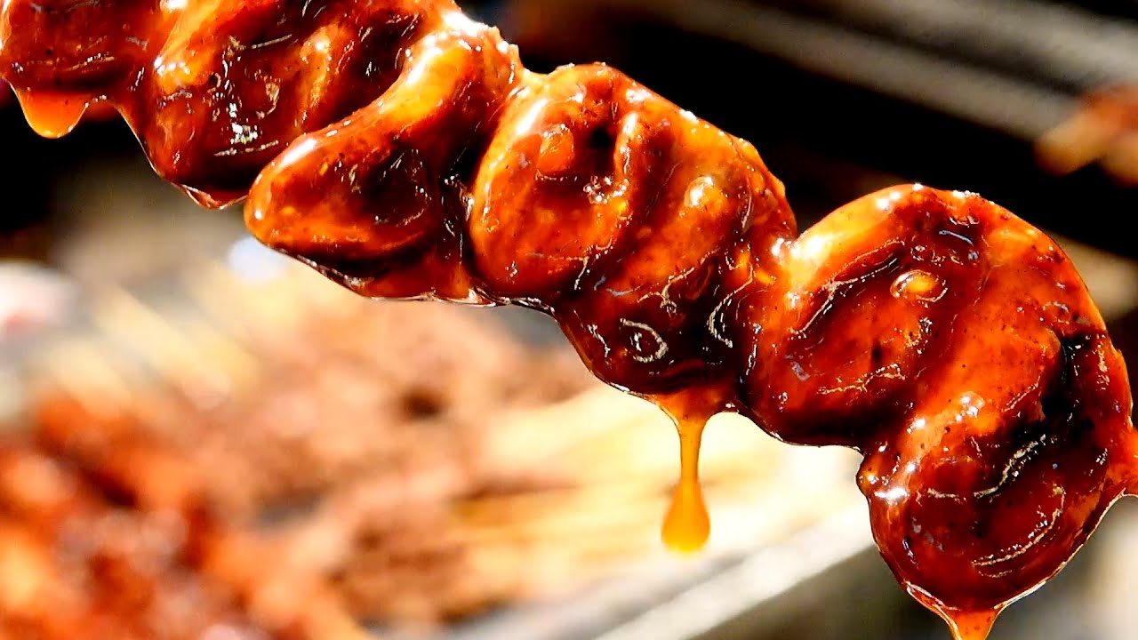 Korean street food - Spicy chicken heart