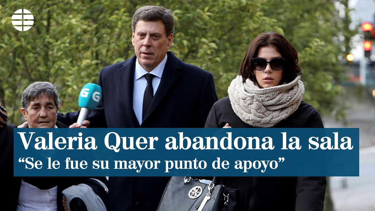 Valeria Quer abandona la sala: 