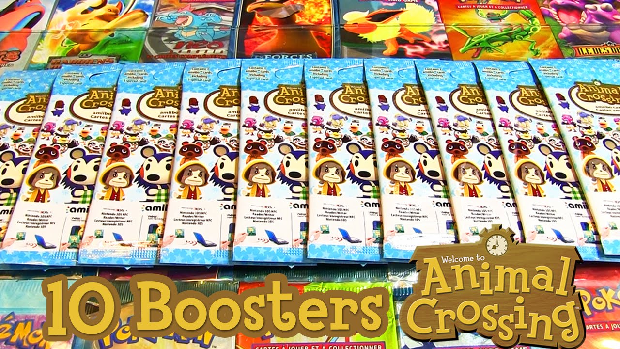 Ouverture de 10 Boosters Animal Crossing Happy Home Designer Série 3 - NOUVEAUX PERSO EXCLUSIFS !