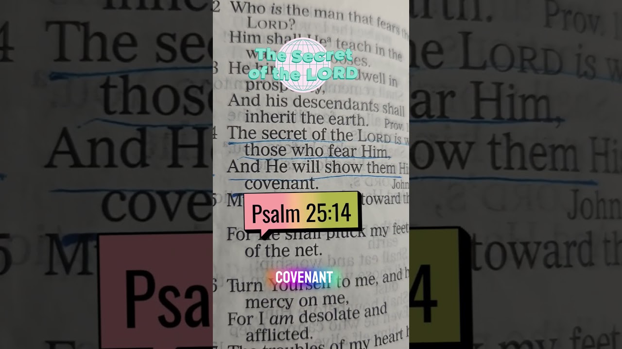 The Secret of the LORD #message #shortvideo #shorts #christianfaith