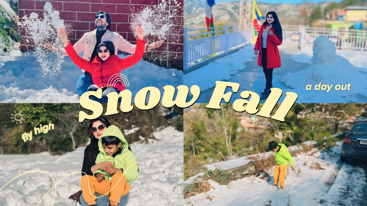 Dhanaulti Snow Fall Tour With My Family