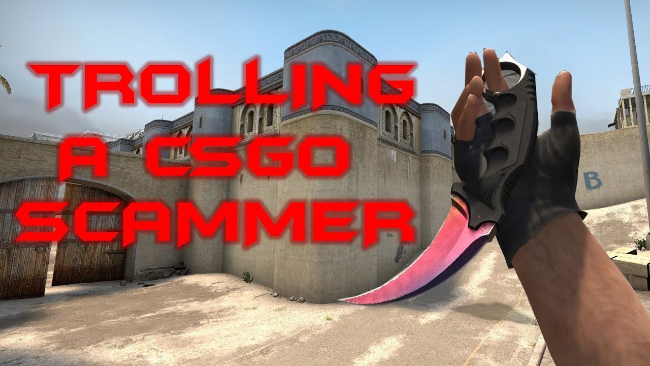 TROLLING A CSGO SCAMMER!!! NEW SCAM METHOD?