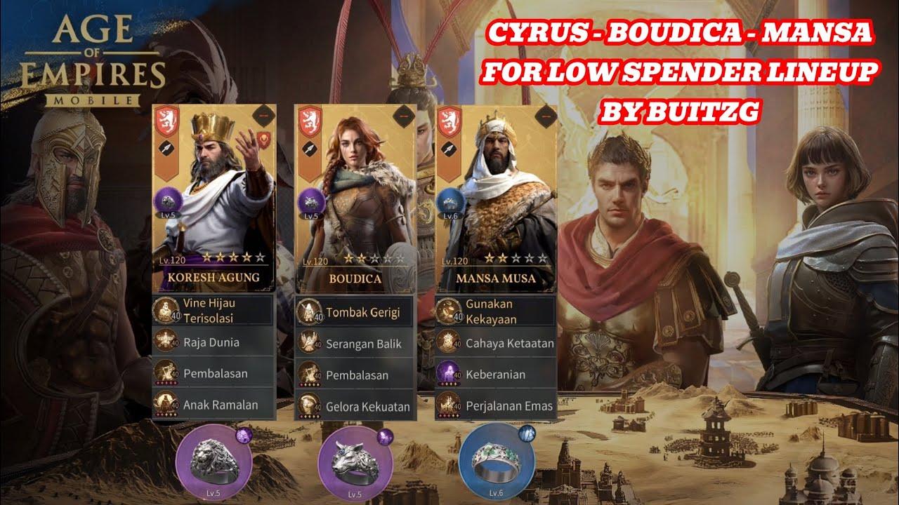 BEST Pikeman LineUp For Low Spender - Age of Empires Mobile