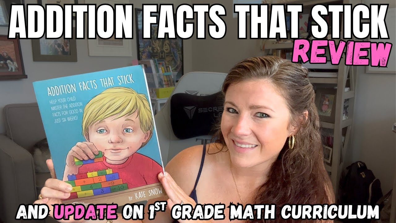 Addition Facts That Stick Review & Math Update for This School Year || 1st Grade Math