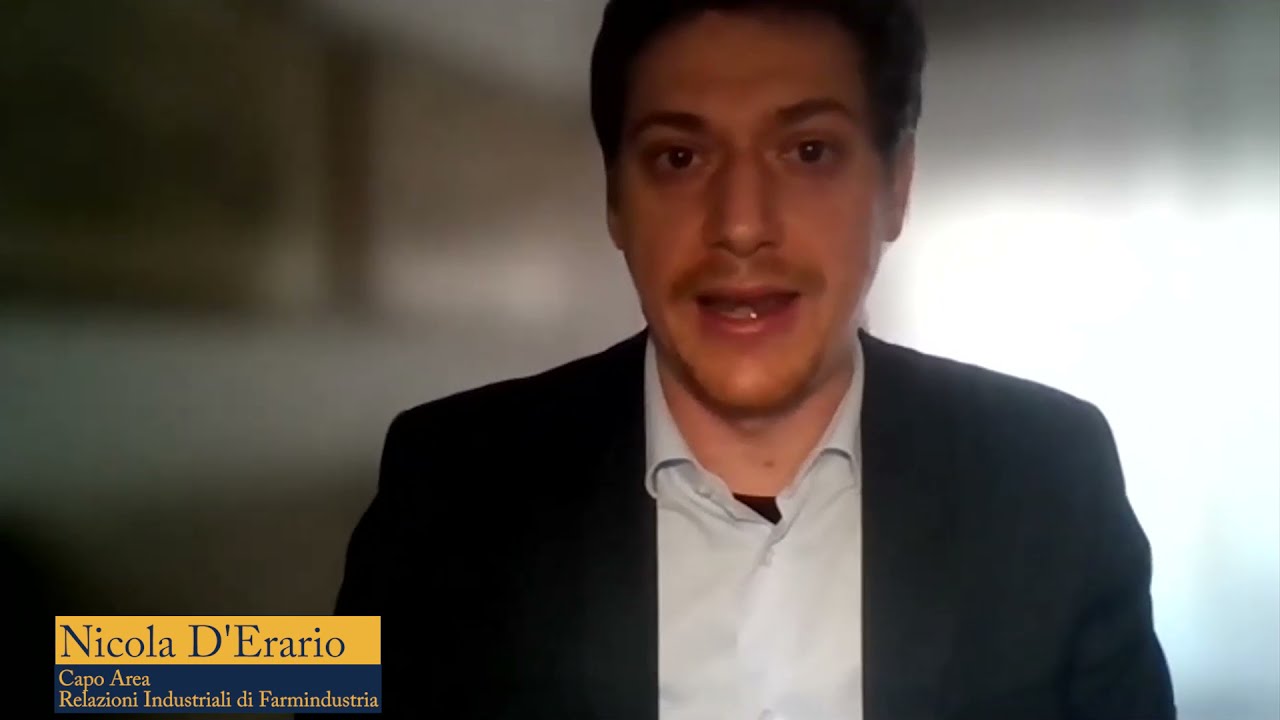 Settore farmaceutico: opportunità e consigli di carriera - Nicola D’Erario, Farmindustria