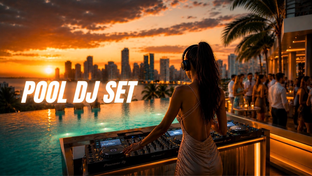 Deep House &ndash; Miami Sunset Pool Party 🌴 Luxury DJ Set